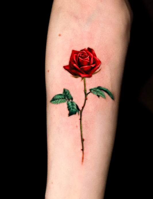 Small Rose tattoo