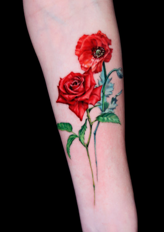 Rose and Poppy