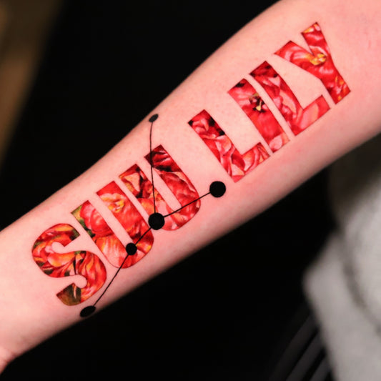 Floral Lettering