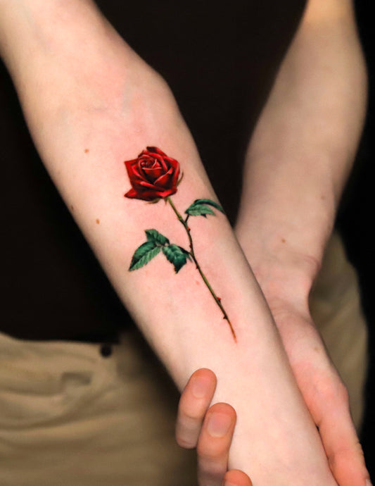 Small Rose tattoo