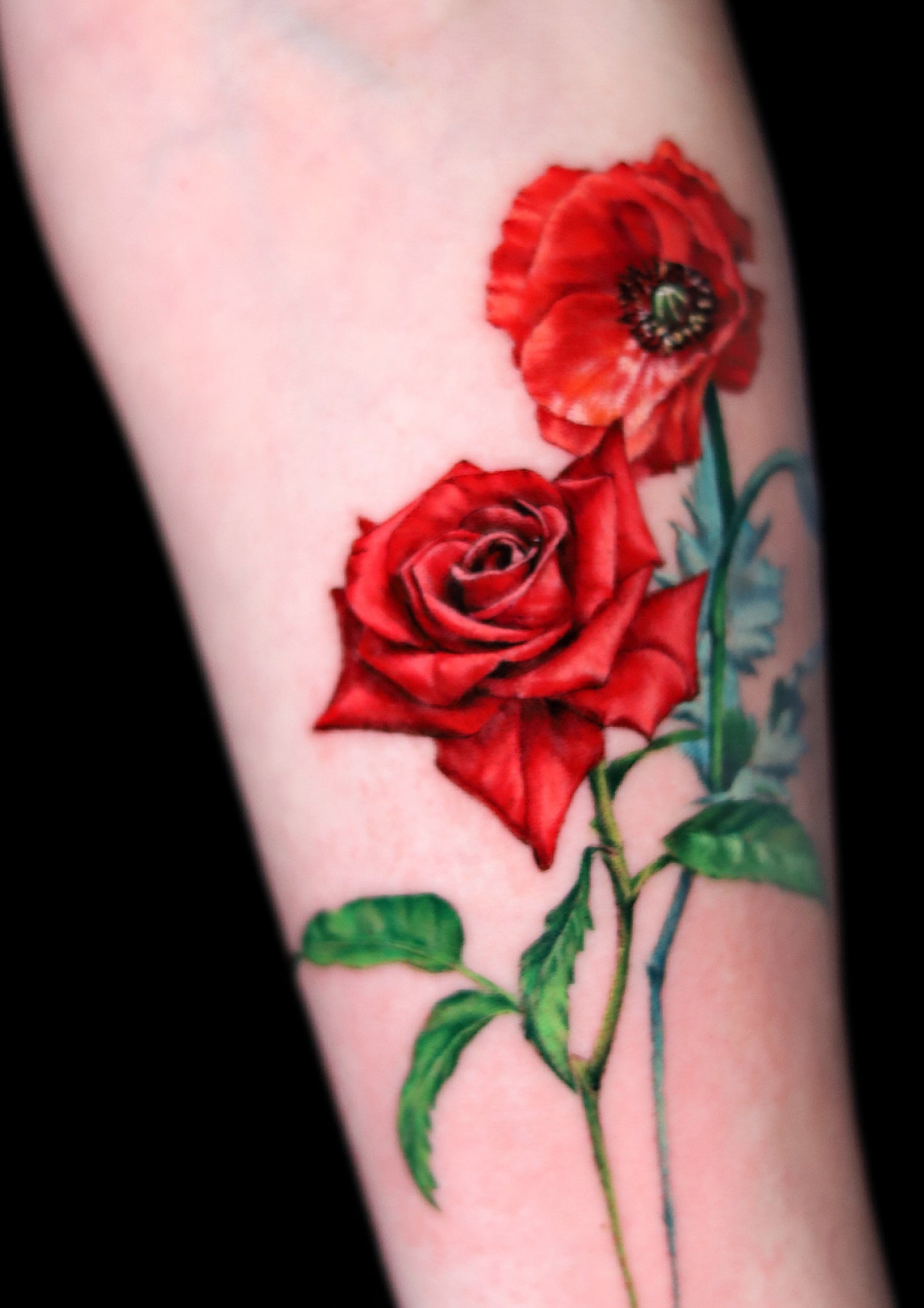 Rose and Poppy