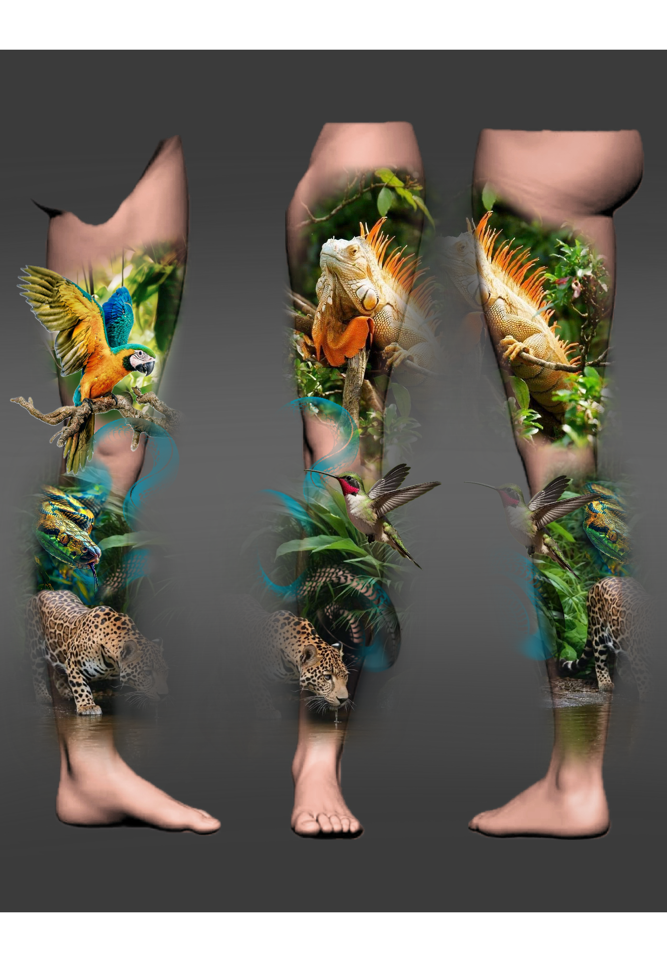 Animals in jungle